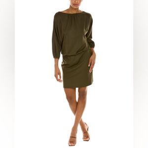 Trina Turk Bela Ponte Dress in Olive
